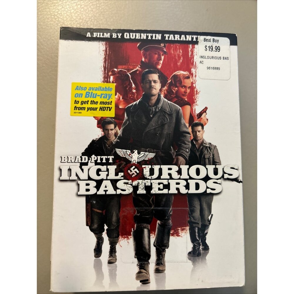 Inglorious Basterds DVD With Slip Cover